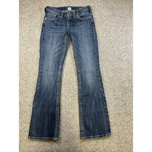 Silver Jeans Aiko Bootcut Jeans Women's 25x31 Blue Denim Stretch